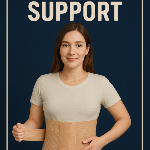 Abdominal support for back pain