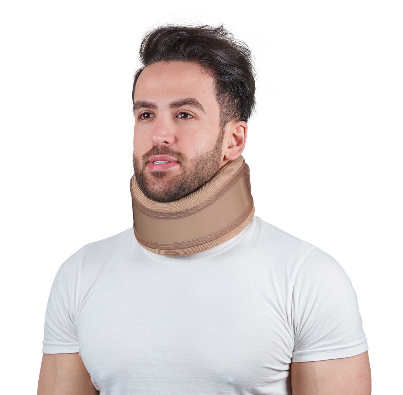 Semi-Rigid Cervical Collar – Adjustable Neck Brace for Disc & Post-Op ...