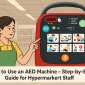 AED machine for supermarkets and hypermarkets and industry in Oman and Dubai