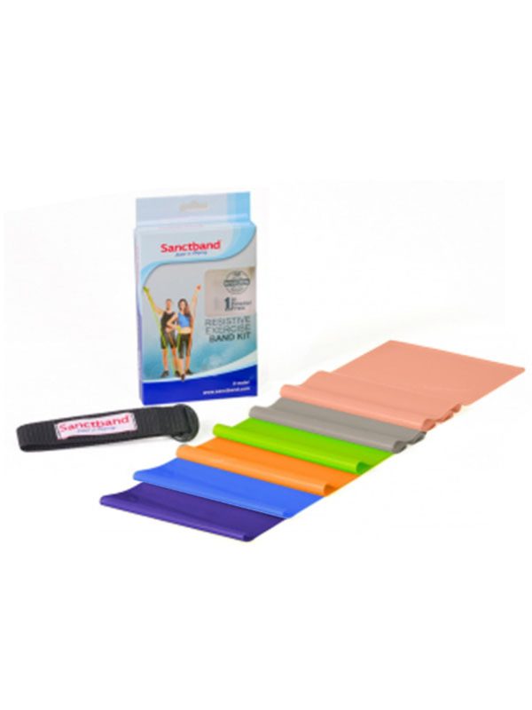 Single Piece 2 Meter Retail Box Sancband Oman 3 Sanctband 2m resistance exercise bands in Oman