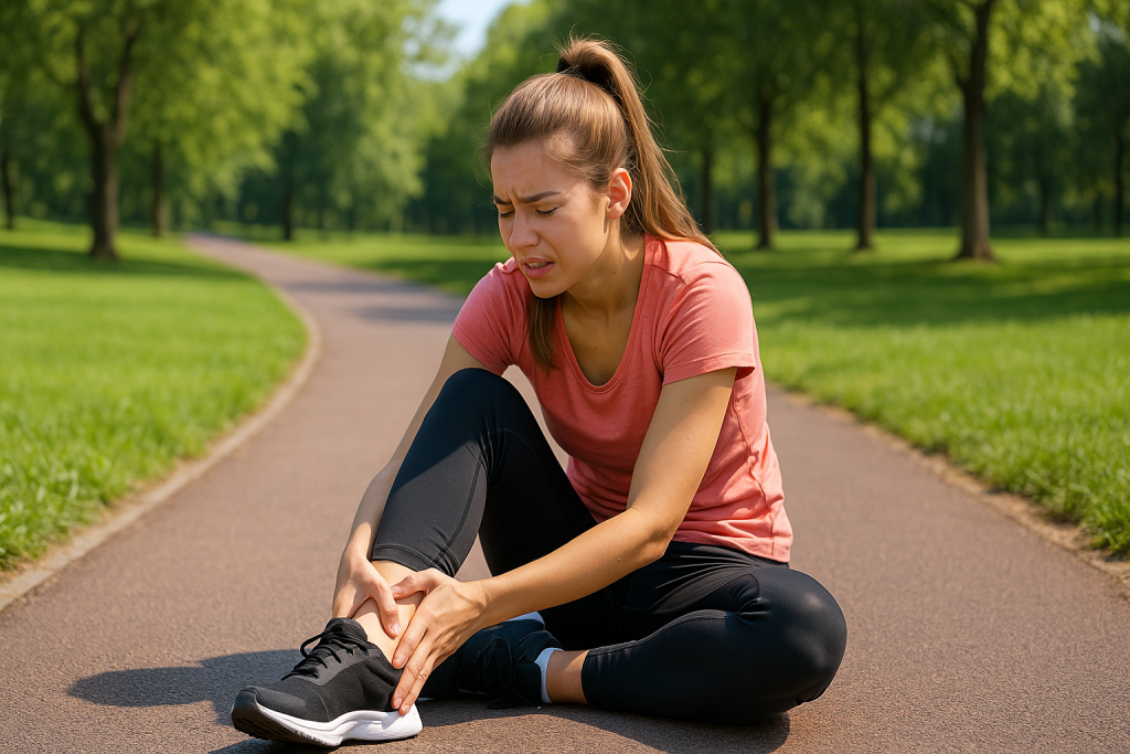 ankle injury treatment in Oman - air walker boot and cast